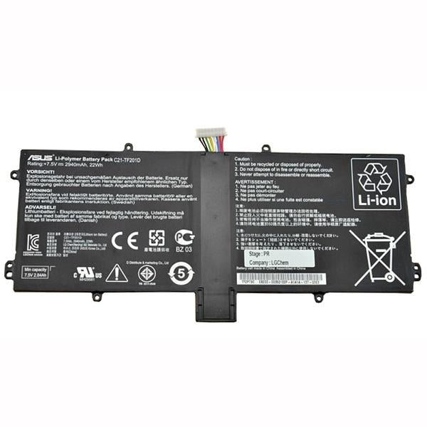 7. 5v 2940mah 22wh c21-tf201x tf201-1b002a tf201-1b04 li-polymer battery pack compatible with asus eee pad tf201 pt91 tf2 tf3 tablet