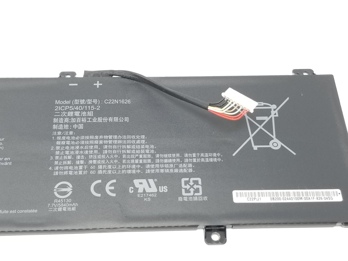 Genuine laptop battery for asus chromebook flip c213 c213na 0b200 02440100 3