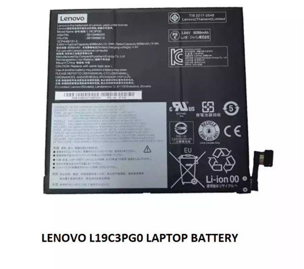 Lenovo l19c3pg0 laptop battery chromebook 10e.