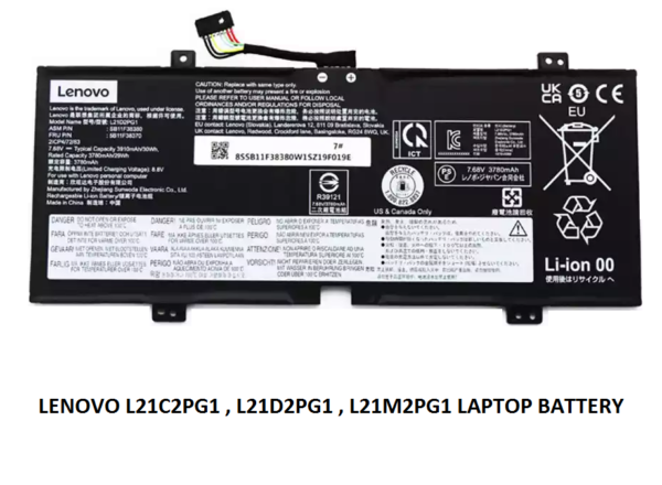 Lenovo l21c2pg1 , l21d2pg1 , l21m2pg1 laptop battery for lenovo 10w tablet series.