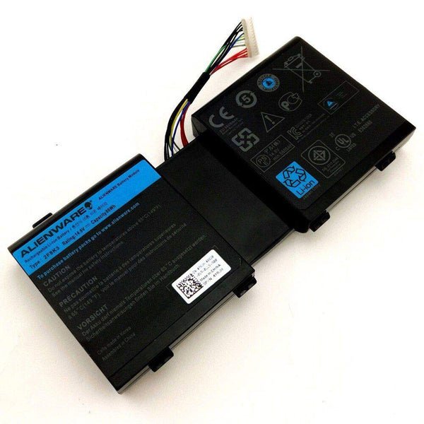 Original 2f8k3 kj2px laptop battery for dell alienware 17 18 18x m17x r5 m18x