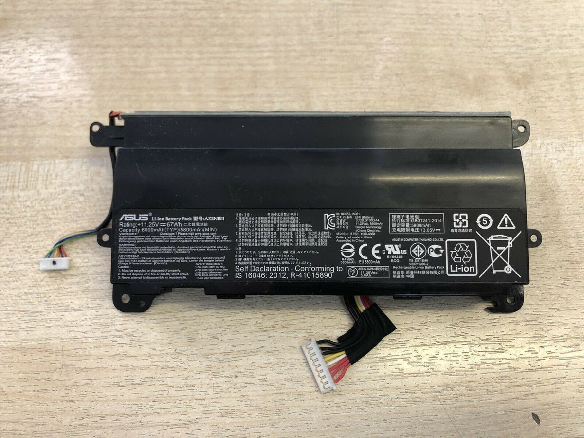 Original 67wh a32n1511 laptop battery for asus g752vl gc059t g752vt gc075t 1