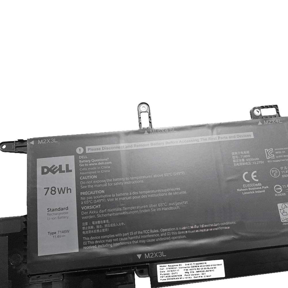 Original dell 7146w 8rtvg dell latitude 7400 2 in 1 e7260 e7270 0c76h7 2
