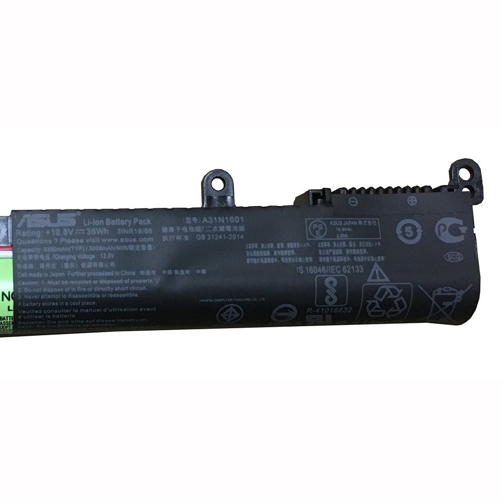 Original laptop battery a31n1601 36wh for asus x541u x541sa x541uv f541ua 3
