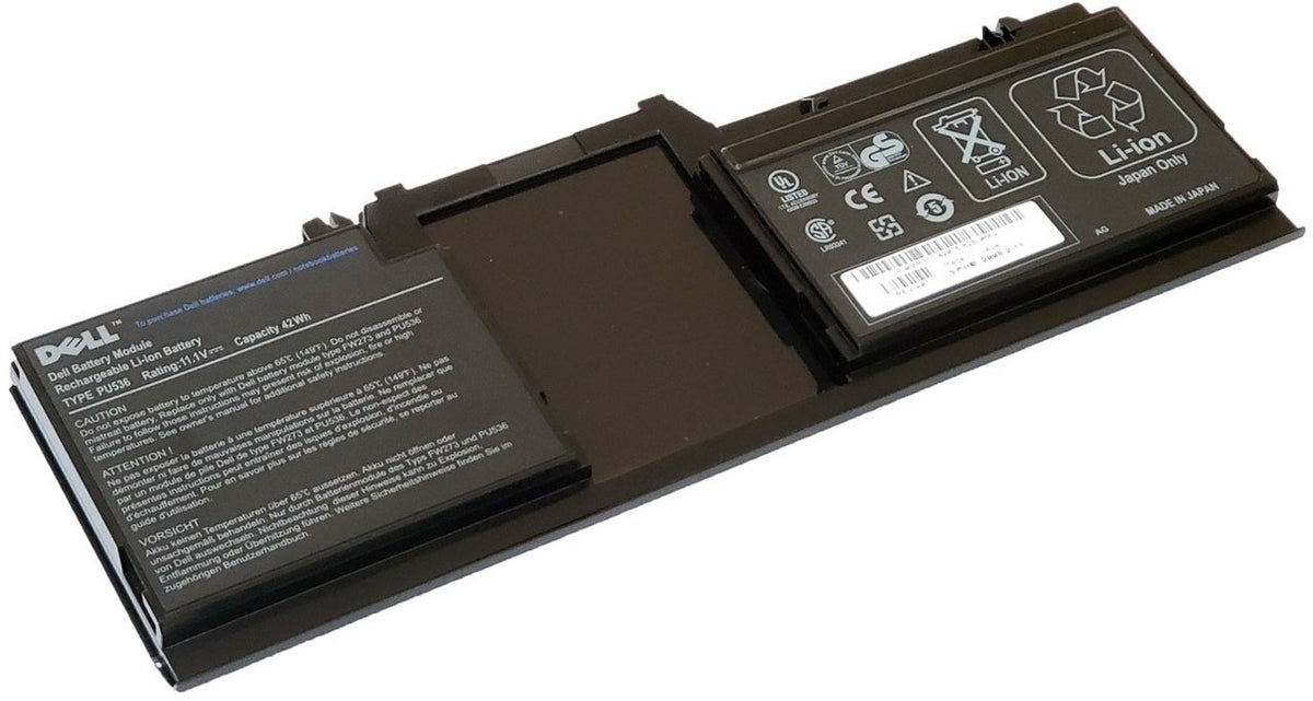 Original pu536 312 0650 j927h laptop battery for dell latitude xt2 xfr 1