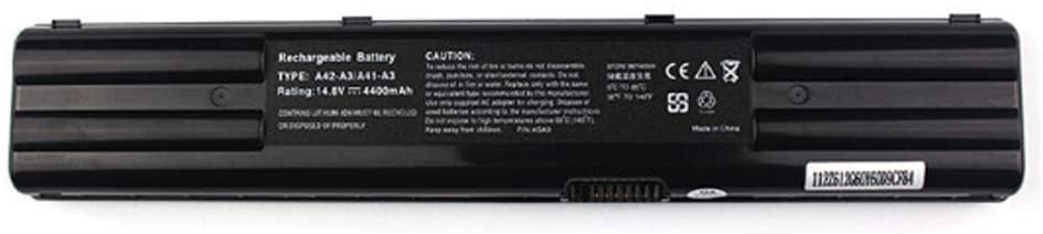 Replacement laptop battery for asus a42 a3 a6 a41 a3 z91v a6r a6000 a3000 g2p 1