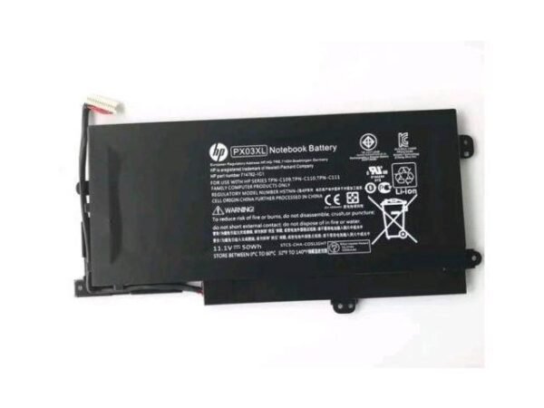 11.1V 50wh Original PX03XL Laptop Battery compatible with HP ENVY 14 Sleekbook HSTNN-LB4P TPN-C110 714762-2C1