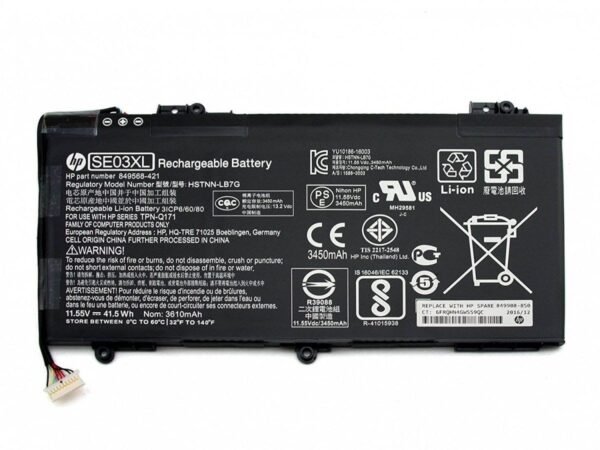 11.55V 41.5WH laptop Battery SE03XL for HP 14-AL100 14-AL125TX 14-AL027TX 849568-421 849988-850 HSTNN-LB7G TPN-Q171