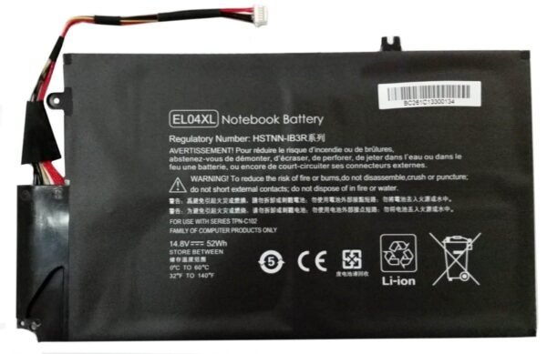 14.8 V 52wh EL04XL New original laptop battery for HP TouchSmart HSTNN-UB3R HSTNN-IB3R 681879-541 series