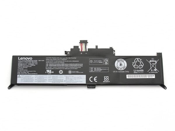 15.2V 2.895Ah 44Wh Laptop Batteries compatible with Lenovo ThinkPad Yoga 260 Series 00HW027 00HW026 SB10F46464 SB10F46465 Li-ion Battery