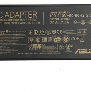 Asus 150w 20v 7. 5a 6. 0mm*3. 7mm inside pin adp-150ch b adp-150ch bb a18-150p1a adapter/charger for fx505dd fx505dt fx505du fx705dd fx705dt fx705du fx505dd-al113t fx505dt-al027t