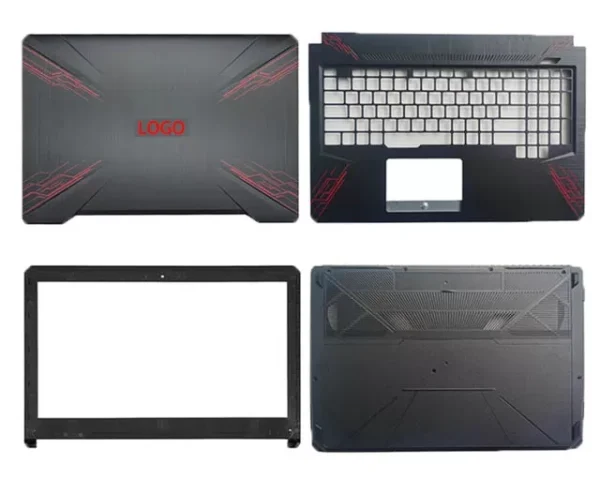 Asus fx504 504g fx80 80g 80gd fz80 zx80g lcd top cover bezel with palmrest and bottom base body assembly