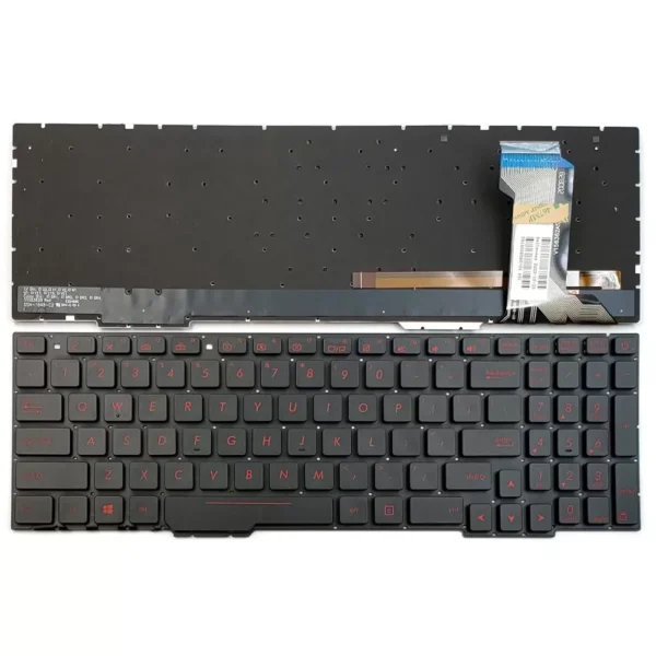 Asus ROG Strix GL753 GL753V GL753VE GL753VD GL553 GL553V GL553VW ZX553VD FX553VD FX53VD FX753VD FZ53V Series Laptop Backlit Keyboard