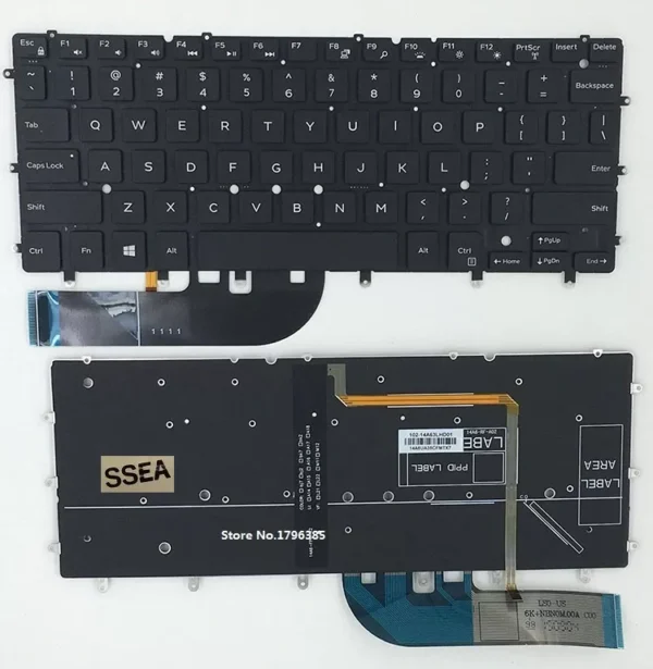 Dell Inspiron 13 7000 Series 7547 7347 7348 XPS 13 9343 9350 Laptop Backlit Keyboard