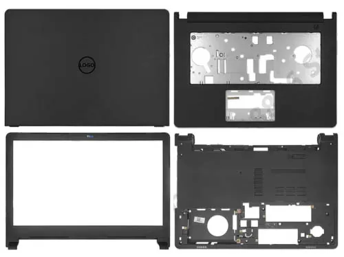 Dell inspiron 14 5458 5459 5455 lcd top cover bezel with palmrest and bottom base body assembly