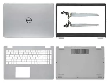 Dell inspiron 15 5000 5593 lcd top cover bezel hinges with palmrest and bottom base full body assembly
