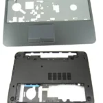 Dell inspiron 15r 5521 touchpad palmrest grey with bottom base silver for touch
