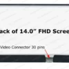 Dell Latitude 14 3420 Replacement LCD Screens FHD (1920x1080) 14.0 30pin in side pcb screen
