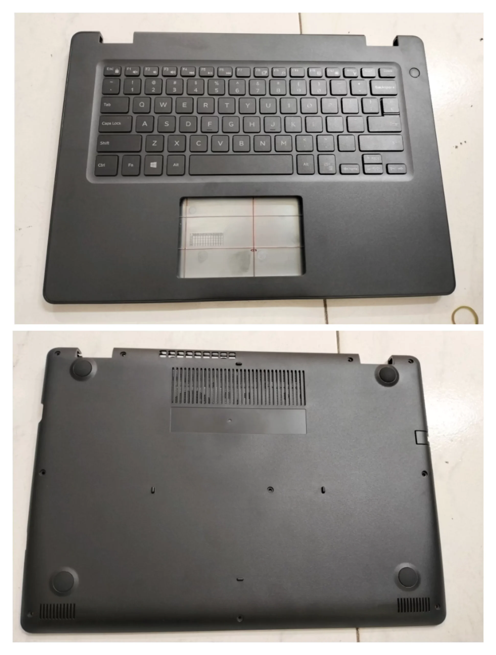 Dell latitude 3490 keyboard touchpad palmrest bottom base 0mmc2d