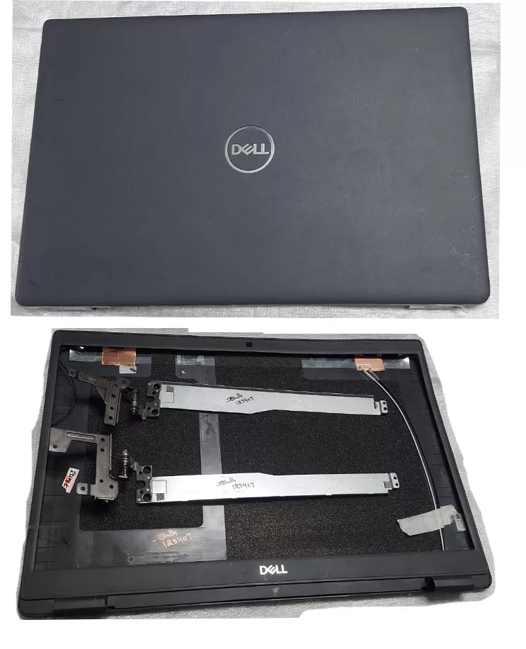 Dell latitude 3510 lcd top cover bezel with hinges abh