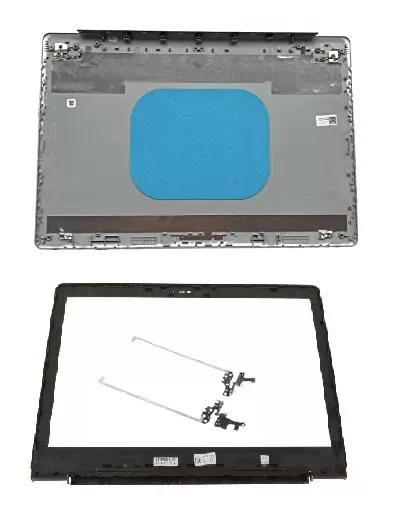 Dell latitude 3590 lcd top panel with hinges abh silver