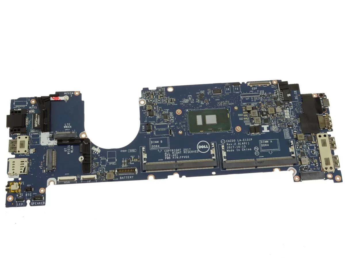 Dell latitude 7480 laptop core i5 motherboard 4gtkn