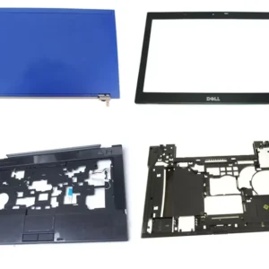 Dell Latitude e6410 LCD Top Cover Bezel Hinges with Touchpad Palmrest and Bottom Base