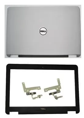 Dell latitude e7240 7240 lcd top cover bezel with hinges abh 12. 5 inch non touch