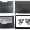 Dell Latitude E7470 7470 LCD Top Cover Bezel Hinges with Touchpad Palmrest and Bottom Base Full Body Assembly