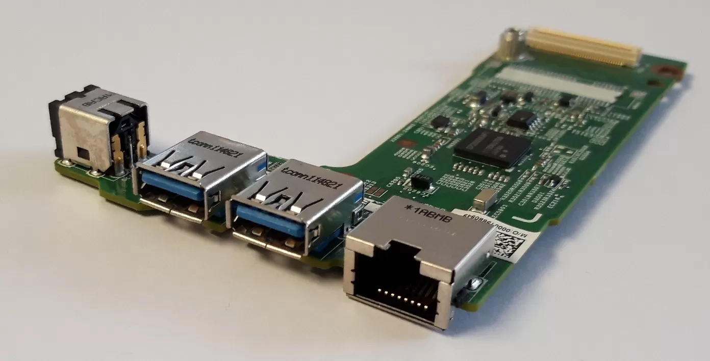 Dell vostro 3350 usb ethernet sd dc jack daughterboard 48. 4id10. 011