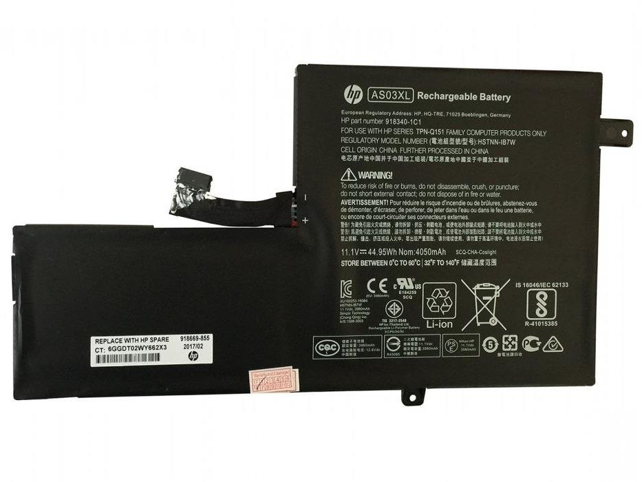 Genuine as03xl laptop battery for hp hstnn-ib7w 918340-1c1 choromebook 11 g5