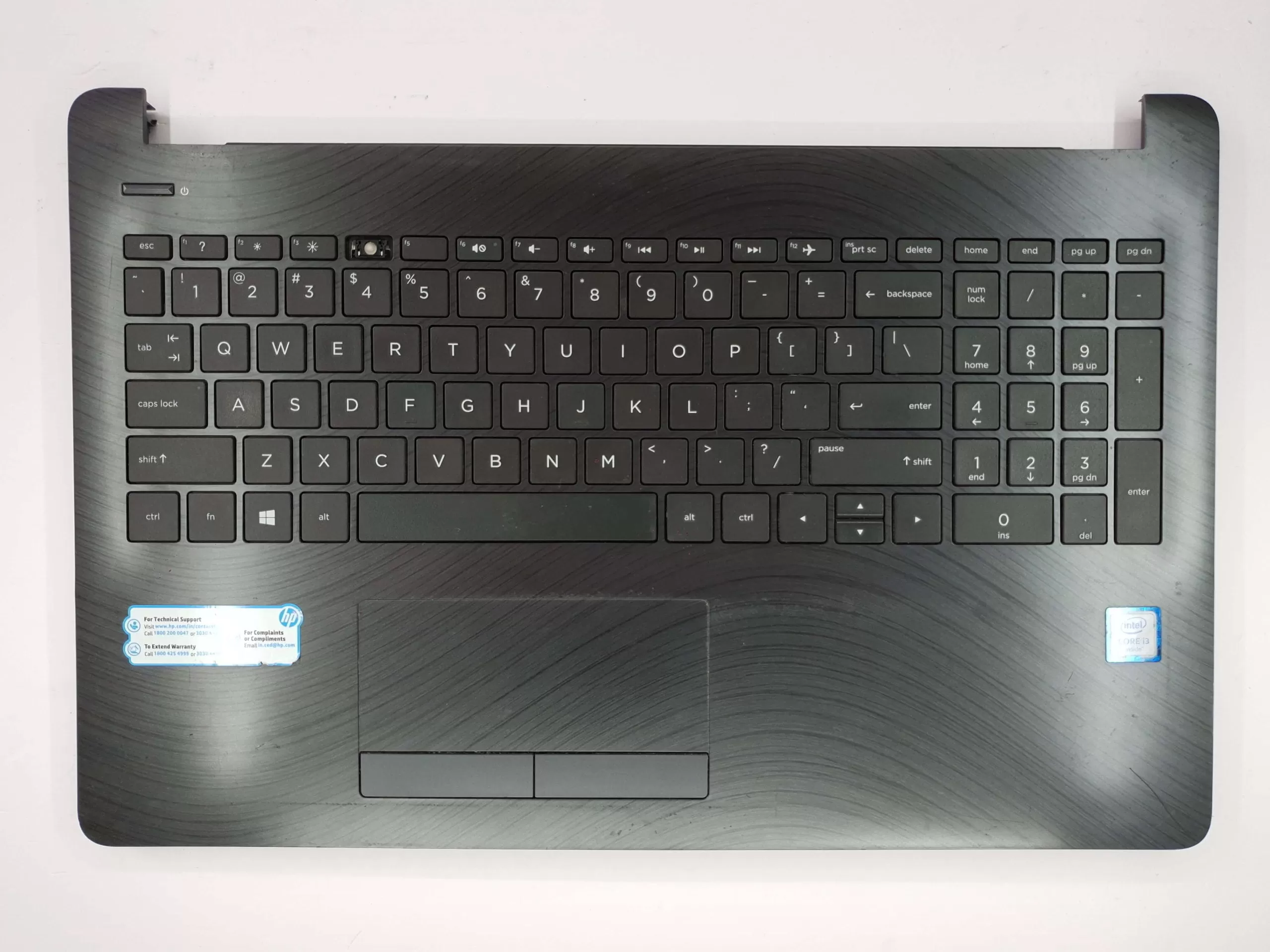 Genuine hp 15bs glossy palmrest touchpad with keyborad 15-bw 250 g6 255 g6