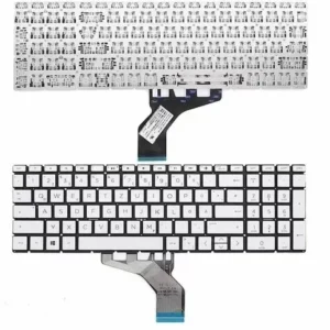 HP 15-DA 15-DB 15-DX 15-DK 15-CX 15-CN 15-CR 15-SC TPN-C136 C135 C133 15Q-DS Silver Laptop Keyboard