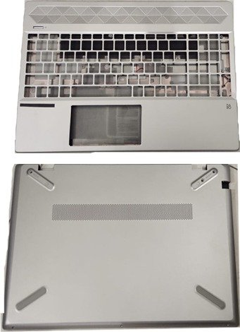 Hp 15cs 15-cs laptop palmrest with bottom case cover l53034-001 l53033-001