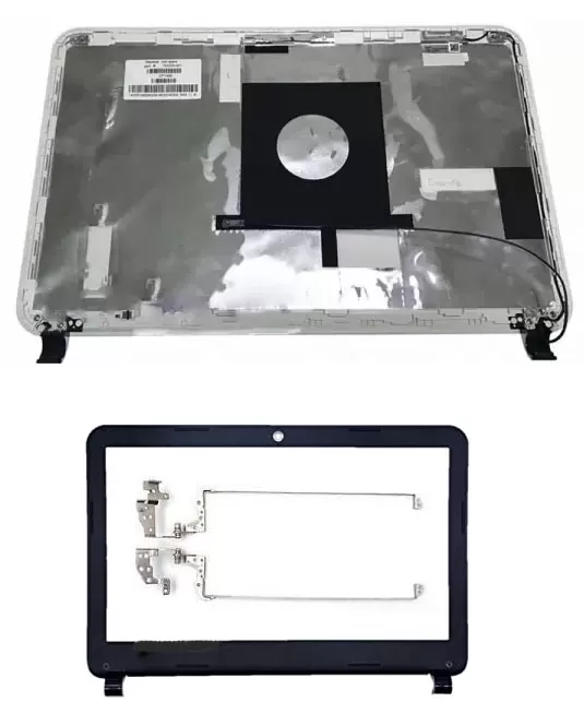 Hp 240 g2 lcd top cover bezel with hinges abh white
