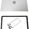 HP Pavilion 15-AU LCD Top Cover Bezel with Hinges ABH White