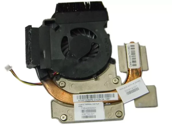 HP Pavilion DV3 CQ35 CPU Cooling Heatsink with Fan 531814-001