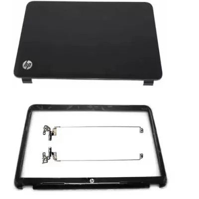 Hp pavilion g6-1200tx lcd top cover bezel with hinges and cap abh