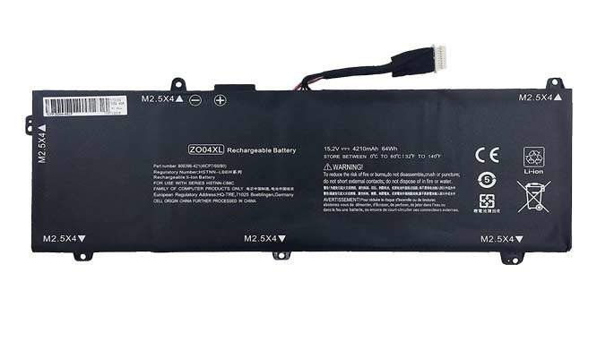 Hp zo04xl battery for zbook studio g3 zbook studio g4 (4 cells 4210 mah) z004xl