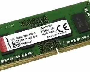 Kingston 4GB PC4-2666 DDR4 Single Channel Laptop Ram KVR26S19S6/4