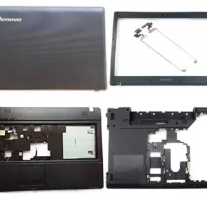 Lenovo G560 LCD Top Cover Bezel Hinges with Touchpad Palmrest and Bottom Base Full Body Assembly