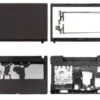 Lenovo IdeaPad G580 G585 LCD Top Cover Bezel Hinges with Touchpad Palmrest and Bottom Base Full Body Assembly