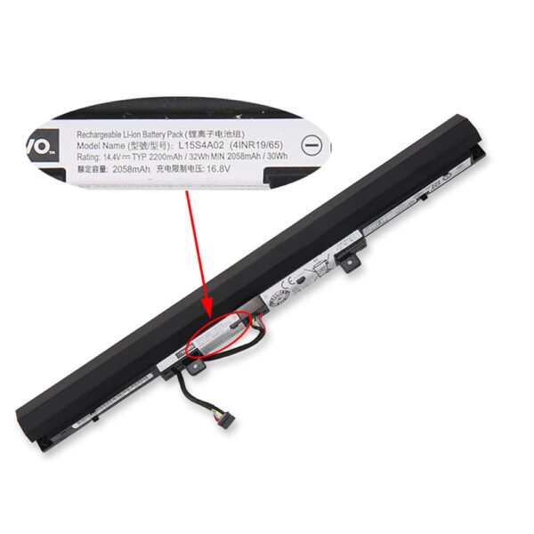 Original 14.4V 2200mAh 32Wh L15C4A02 Laptop Built-in Battery compatible with Lenovo V310-14ISK V310-15ISK L15L4A02 L15S3A01 L15L3A01 Notebook