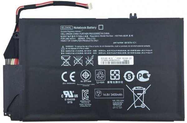 Original battery el04xl ,hstnn-ib3r/ub3r ,tpn-c102 ,681879-1c1 ,681879-171, 681879-541 for 4-1000 x9-55