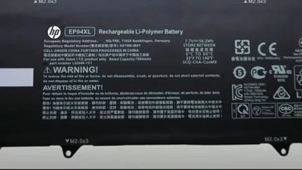 Original ep04xl hp elite dragonfly g1, elite dragonfly g2, elite dragonfly-8mk79ea hstnn-db9j, hstnn-ib8y elite dragonfly series laptop battery