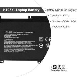 Original HT03XL Battery For Pavilion HP star 14-CE0025TU 14-CE0034TX 15-CS0037T 250 255 G7 HSTNN-LB8L L11421-421 HSTNN-LB8M/DB8R-- MPN: HT03XL