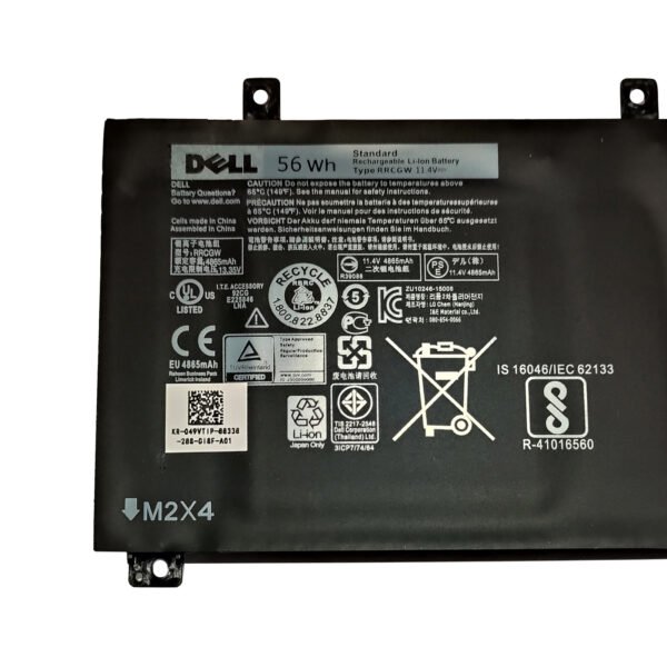 Original RRCGW Laptop Battery for 062MJV 62MJV M7R96 Dell Precision XPS 15 5510 Dell Precision XPS 15 9550 Series new