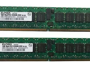 EBE10RD4AJFA-4A-E Elpida 1GB 1Rx4 PC2 3200R RAM