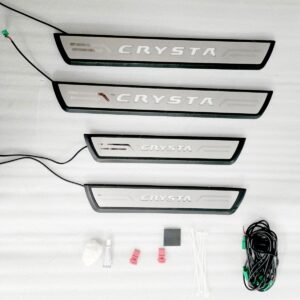 GFX Toyota Innova Crysta 2016 Onward Opening Door OEM Led Scuff Sill Plates - 4 Pieces