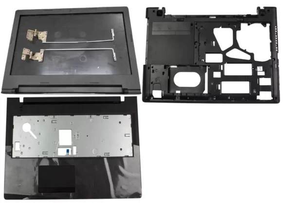 Lenovo g50-70 g50-45 g50-30 g50-80 lcd top cover bezel hinges with touchpad palmrest and bottom base full body